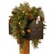 36 in. Colonial Mailbox Swag with Battery Operated Warm White LED Lights